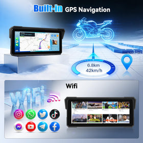 SixWIN Bluetooth audio with CarPlay delivers clear calls and music on the ride