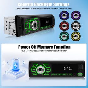 SIXWIN memory function resumes playback after power off.