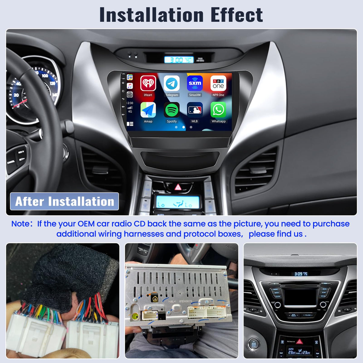 SIXWIN CarPlay and Android Auto connection enabling hands-free navigation