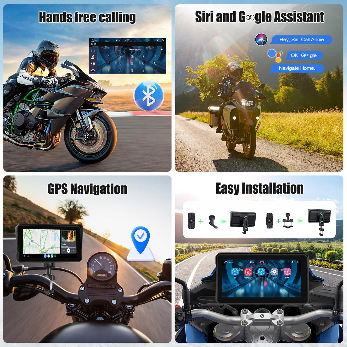 Sixwin durable, dustproof housing supports rugged motorcycle use