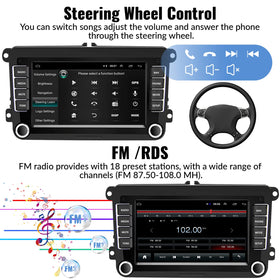 Sixwin external microphone included for clearer calls.