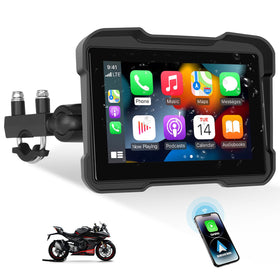 SIXWIN front view mounted on handlebar showing clear display and quick access
