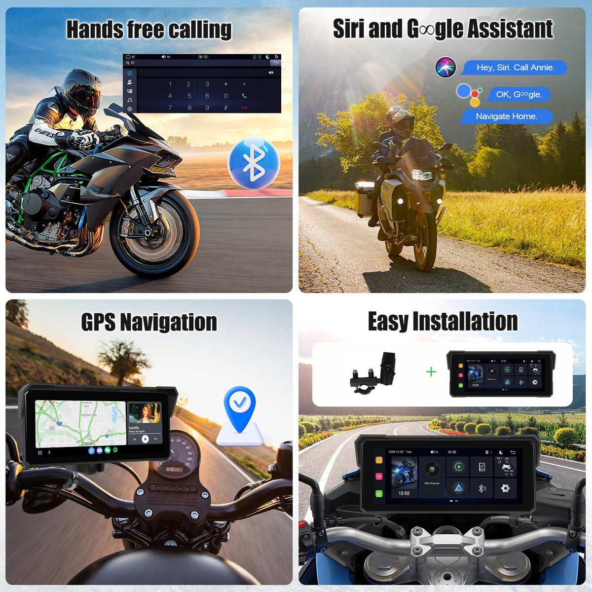 SIXWIN handlebar mount bracket kit ensures secure installation
