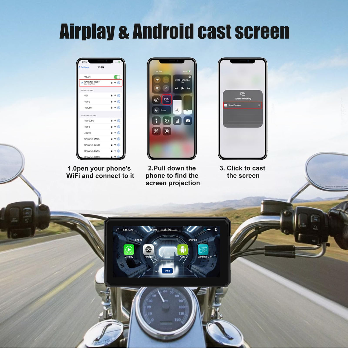 Sixwin handlebar mount allows easy, stable installation