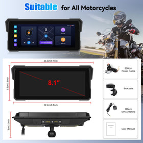 SixWIN IP68 navigation screen offers mountain-road visibility and reliable GPS offline