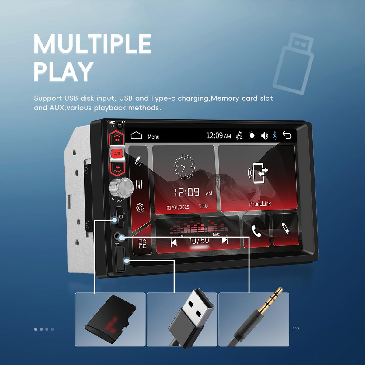 SIXWIN responding to steering wheel controls for safer driving operation