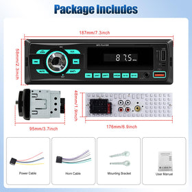 SIXWIN steering wheel controls provide hands-free operation.