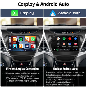 Sixwin wireless CarPlay and Android Auto connect for hands-free, safer access to maps and calls.