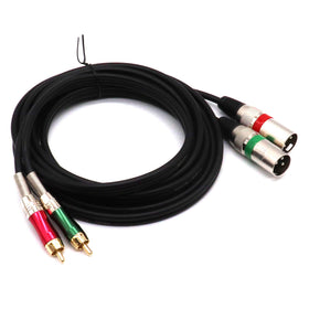 SiYear 3m length fits flexible layouts between mixers, amplifiers, and speakers.
