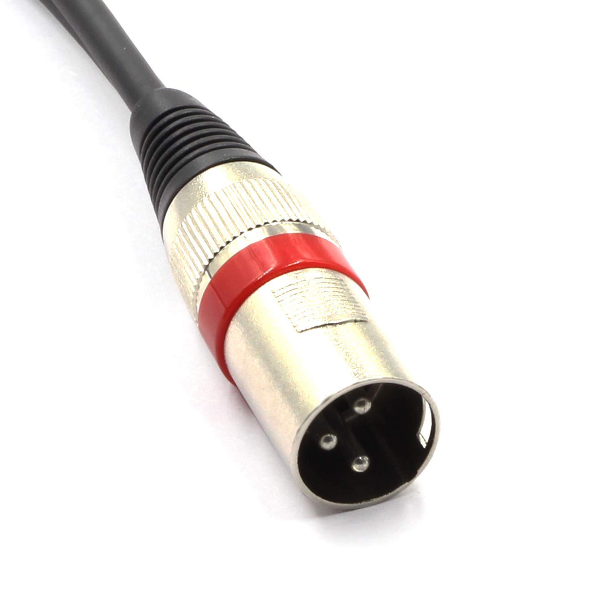 SiYear dual RCA plugs in red and green for easy channel identification.
