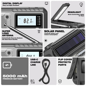 LED flashlight offers bright light during power outages