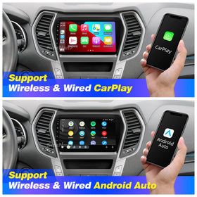 SizxNanv 9-inch capacitive touchscreen delivering crisp visuals and responsive control.