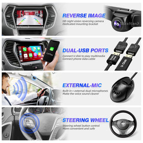 SizxNanv GPS navigation and Bluetooth keep you connected on the road.