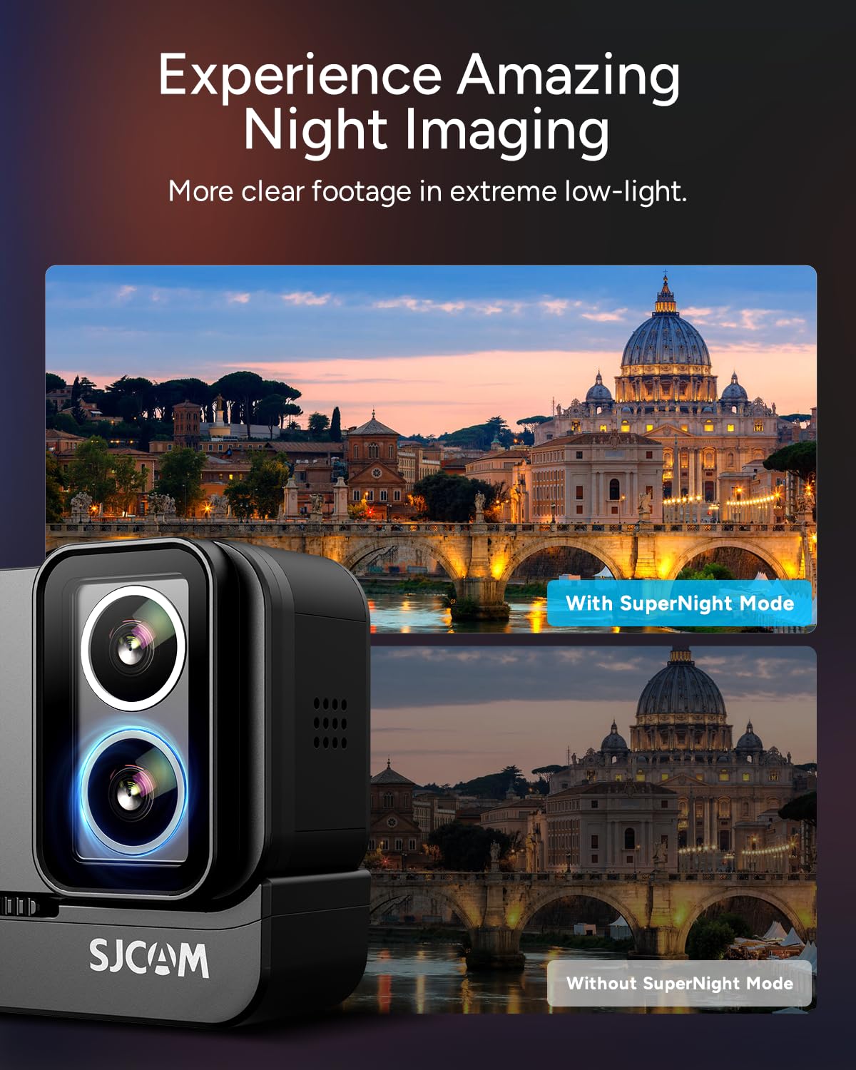 SJCAM SJ20 pocket-sized design fits action filming on the go