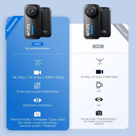SJCAM C110 Plus wearable POV on helmet or gear
