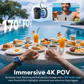 SJCAM C110 Plus 6-axis stabilization for shake-free footage