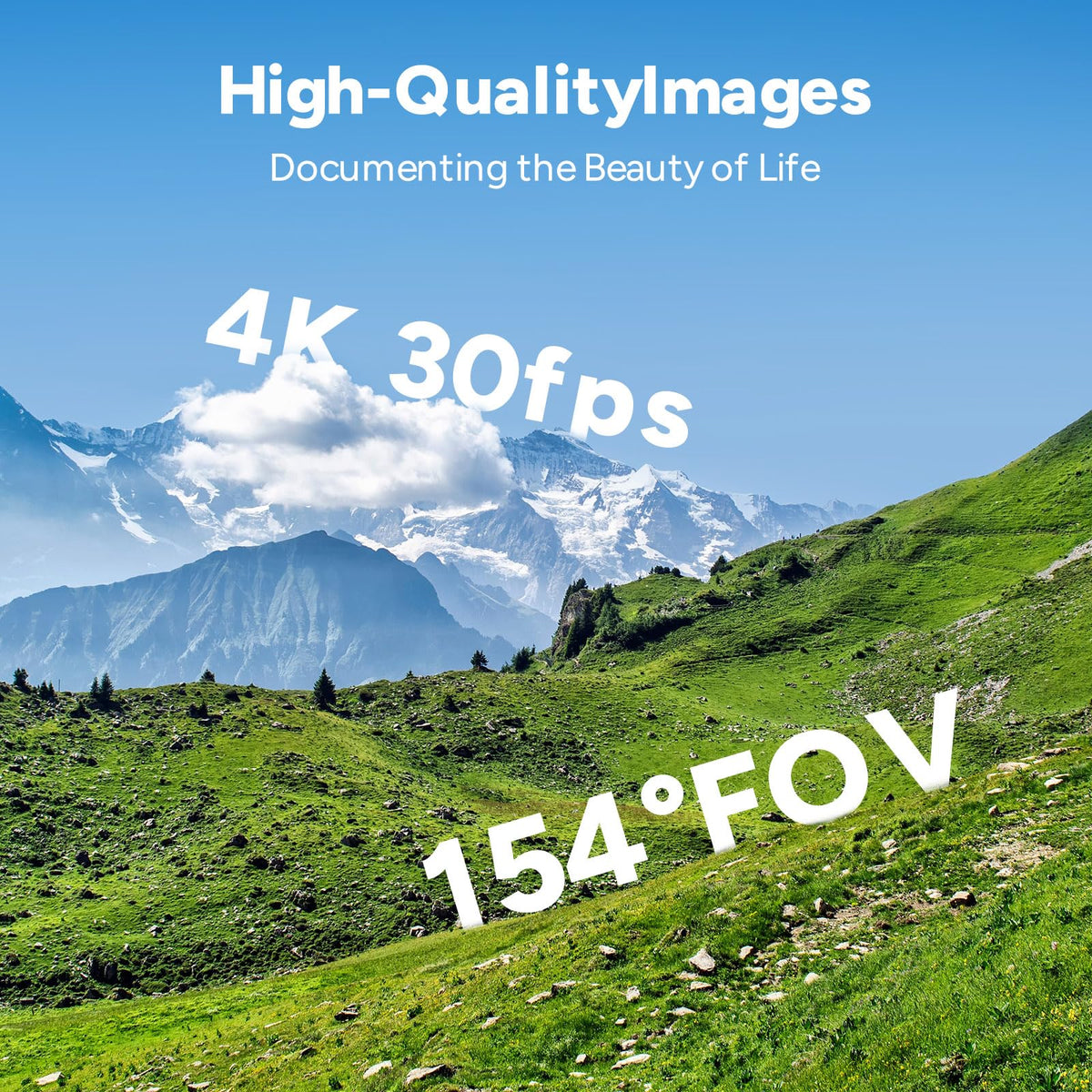 SJCAM C300 detachable battery base extends recording time.