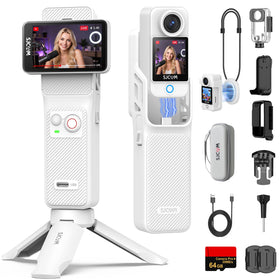 SJCAM C400 4K travel vlogging captures crisp landscape details with vibrant colors