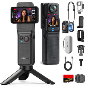 SJCAM C400 4K wide shot captures landscapes and vlogs with crisp detail.