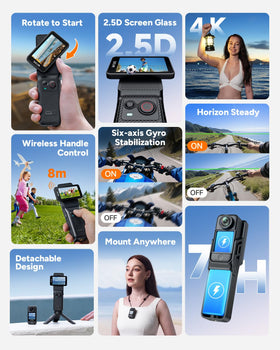 SJCAM C400 demonstrates 6 axis stabilization for smooth action footage.