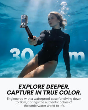 SJCAM C400 underwater performance up to 30 meters depth.