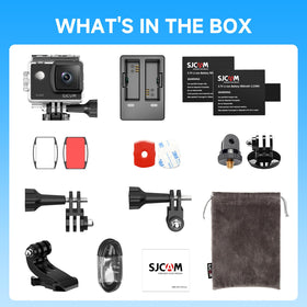 SJCAM SJ4000 surfing action shot capturing waves and underwater color