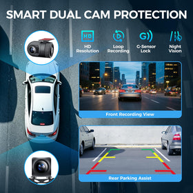 SJOYBRING backup camera is waterproof and night-vision ready for safe reversing.