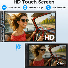 SJOYBRING backup camera night vision enhances reverse visibility.