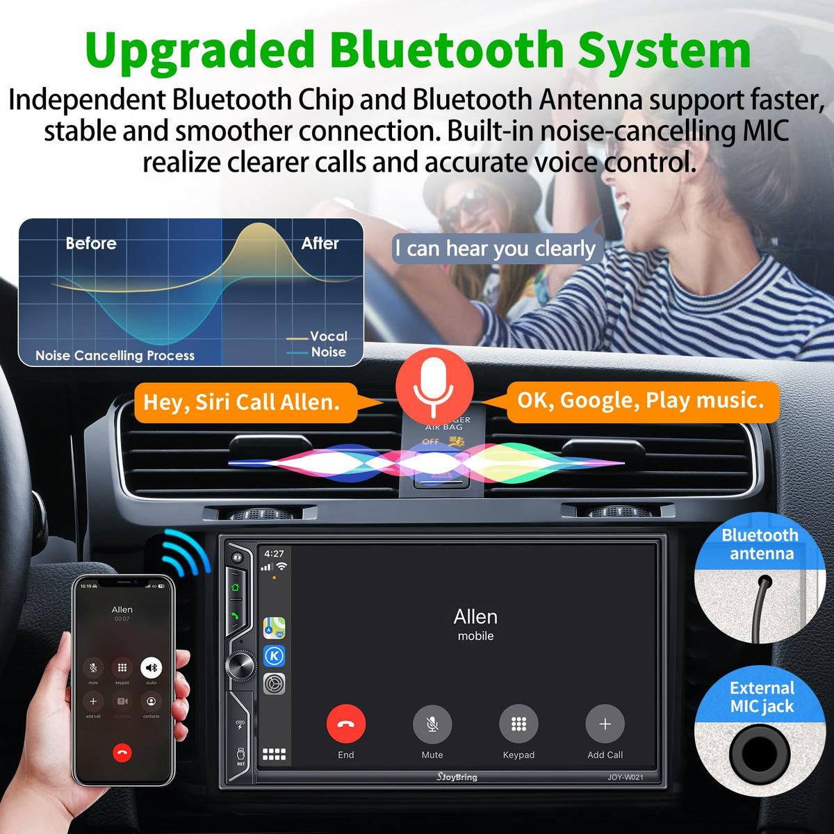 SJOYBRING dash cam records 1280p with a 170-degree wide-angle lens.