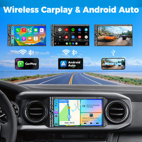 SJOYBRING 7-inch touchscreen ready for navigation and media.