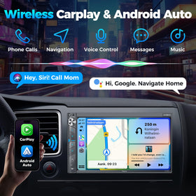 SJOYBRING 7-inch HD capacitive touchscreen for clear multimedia control on the go.