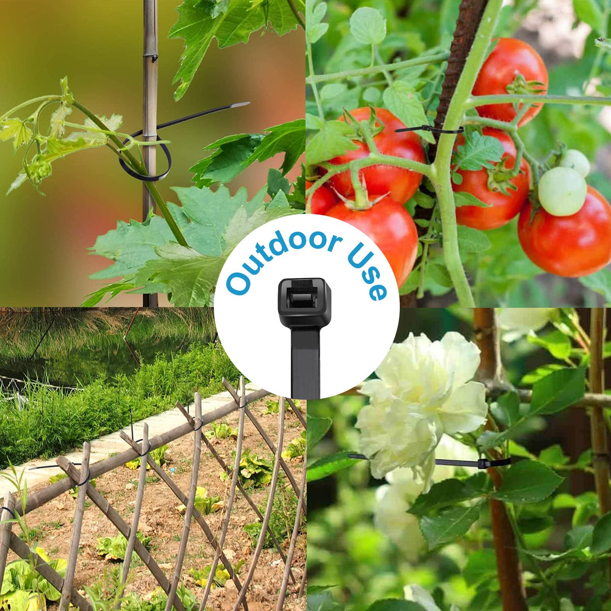 SKALON Zip Ties include a 1-year warranty for quality reassurance.