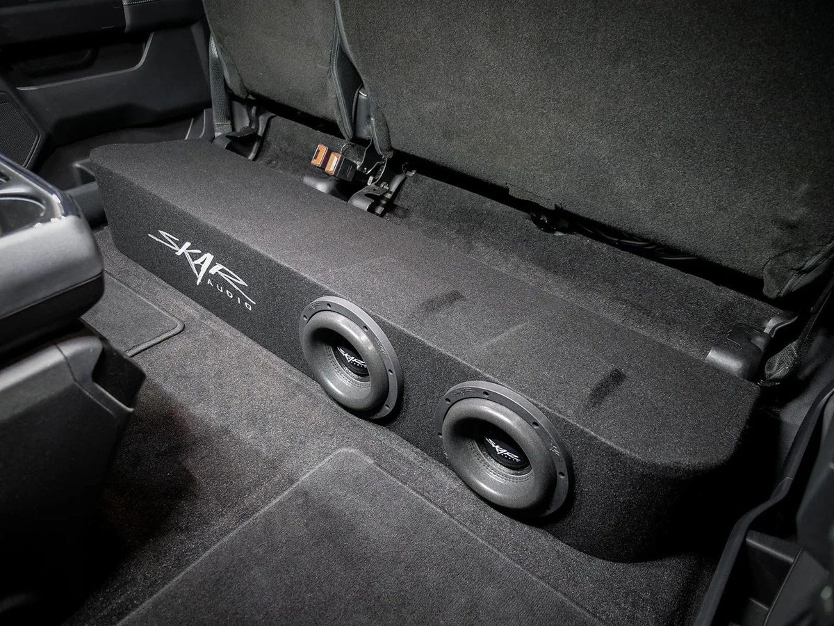 Skar Audio enclosure tuned to 41 Hz for balanced low end