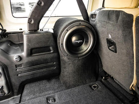 Skar Audio side-firing design enhances cabin bass response
