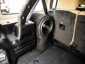 0.66 cubic feet air space offers controlled bass response within the vehicle