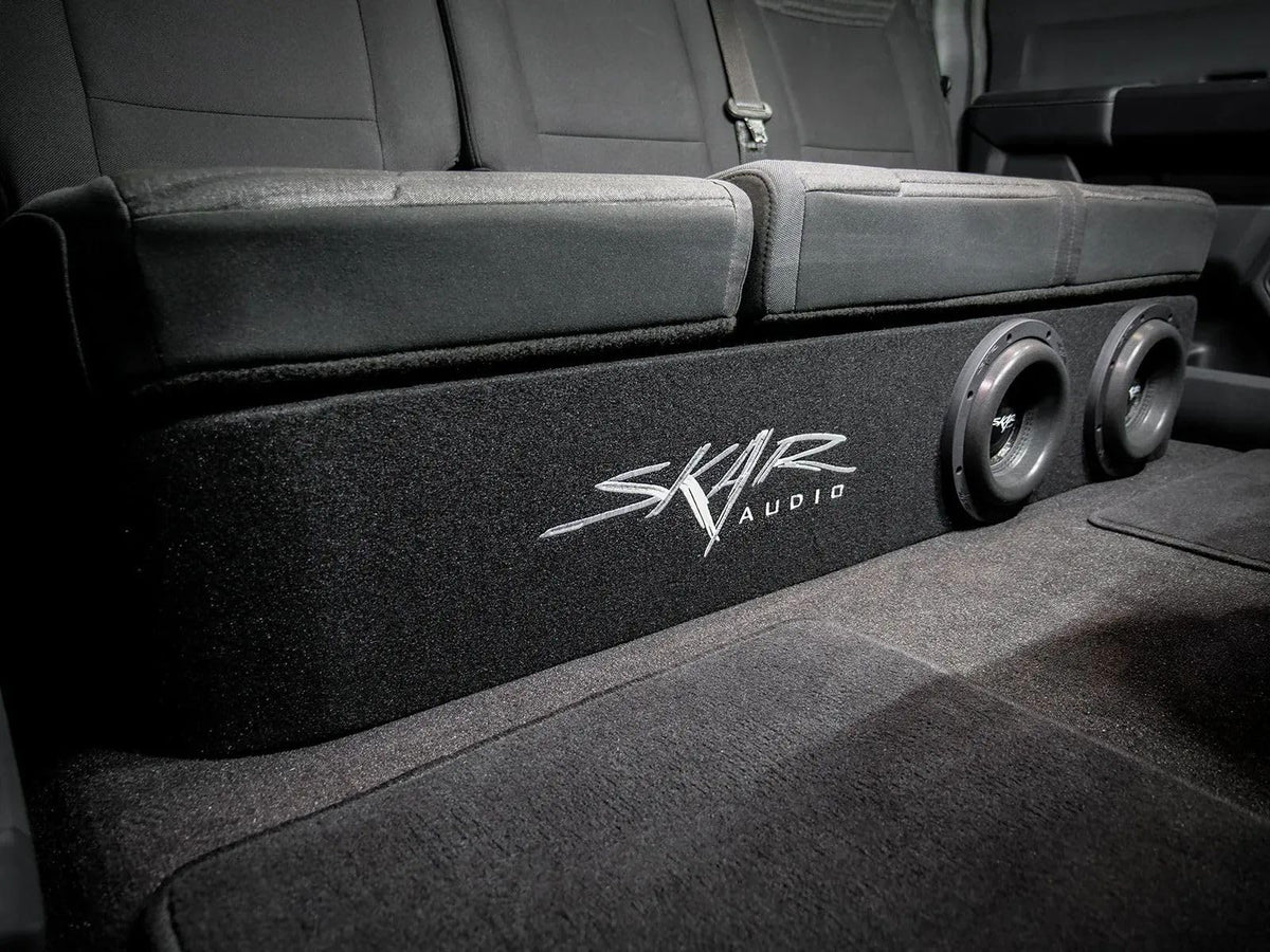 Skar Audio 2.10 cubic feet air space for confident bass control