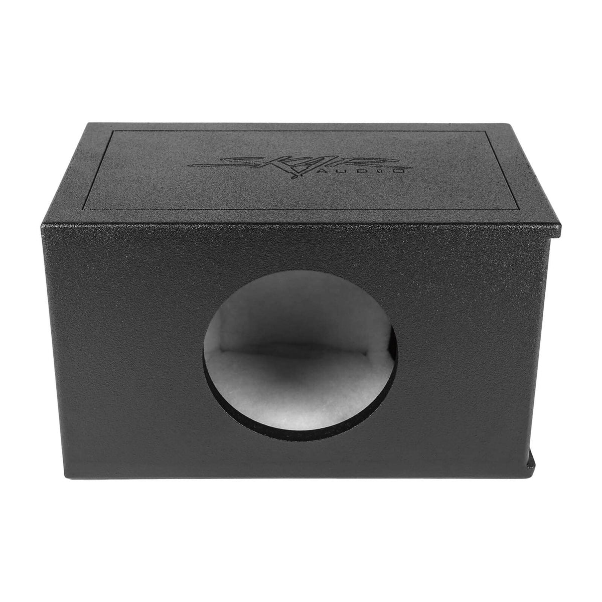 Skar Audio AR1X10V-SPL front baffle close-up for sturdy mounting.