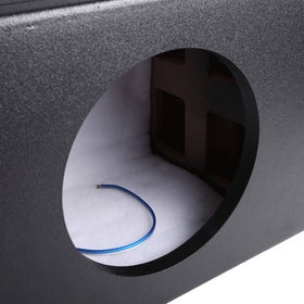 Armor-coated enclosure emphasizes durability for vehicle use
