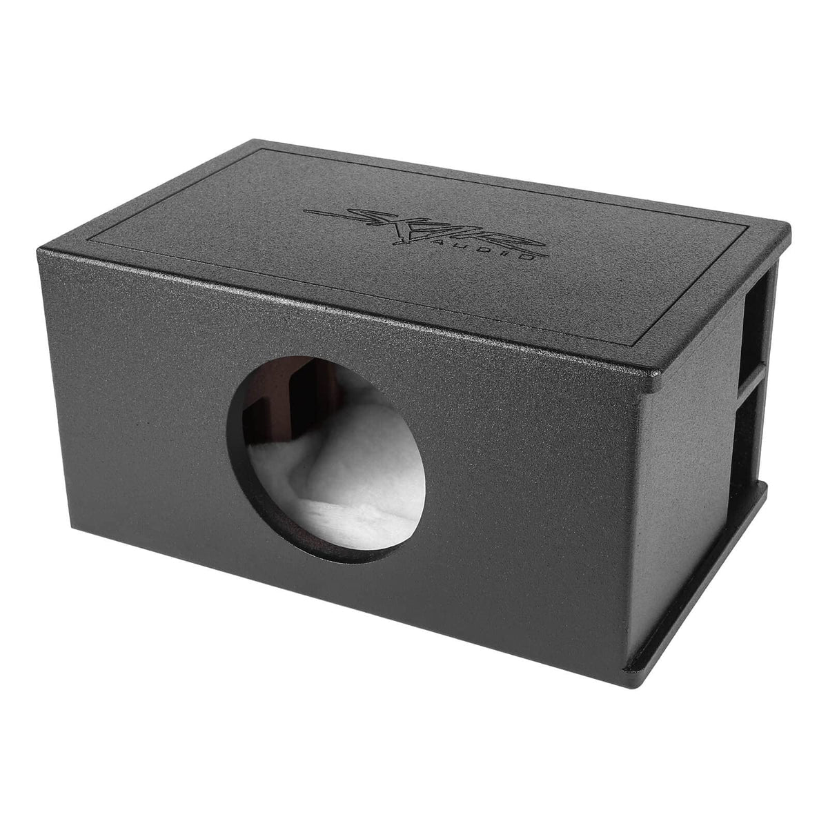 Skar Audio AR1X8V-SPL front view: universal fit enclosure for deep bass