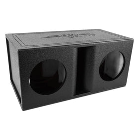 Skar Audio AR2X8V dual 8-inch enclosure front view boosts deep bass.