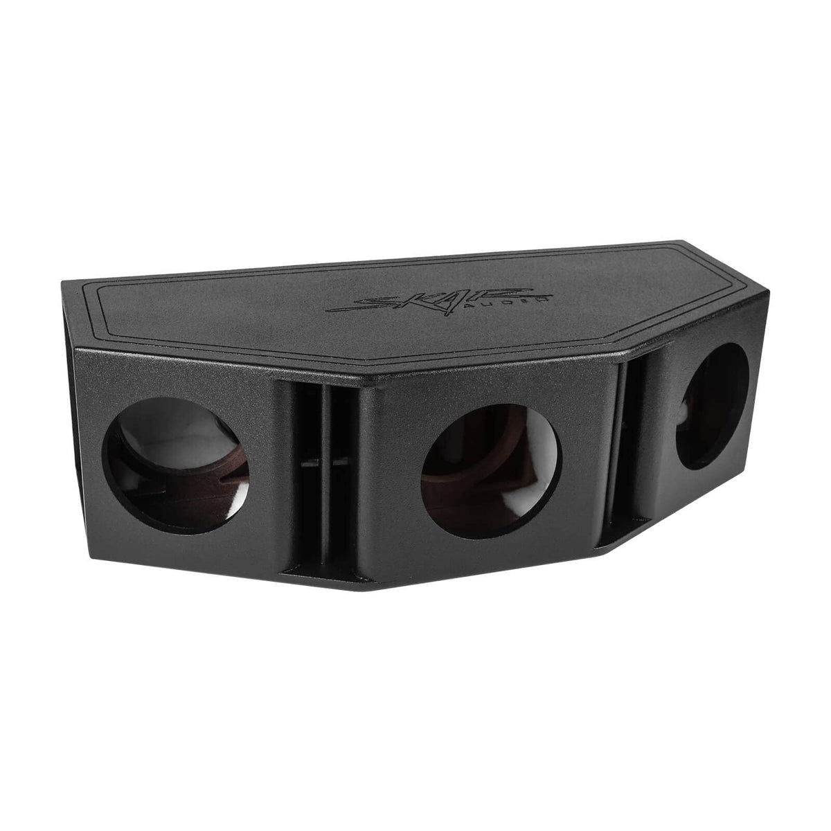 Skar Audio AR3X8V triple 8-inch armor-coated box front view offers rugged durability and stealth finish.