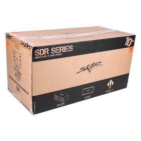 Ready-to-install Skar Audio complete bass package for easy setup.