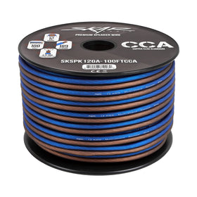 Skar Audio detailed shot of multi-strand CCA conductor showing reliable current transfer