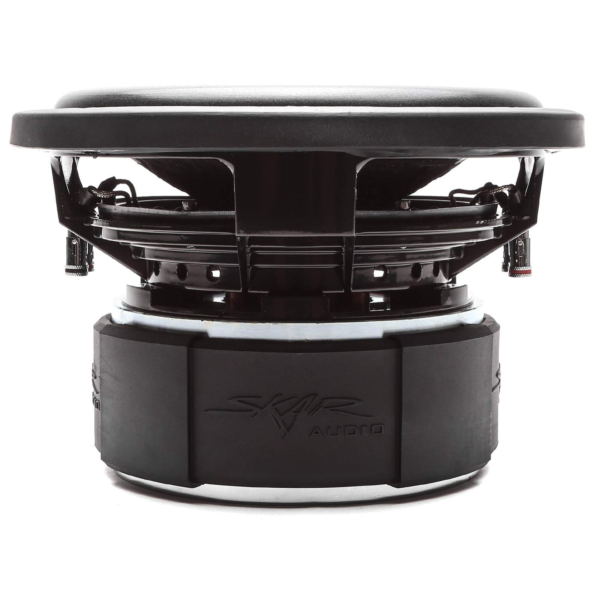 Skar Audio DDX-10 D4 copper voice coil emphasizes heat handling.
