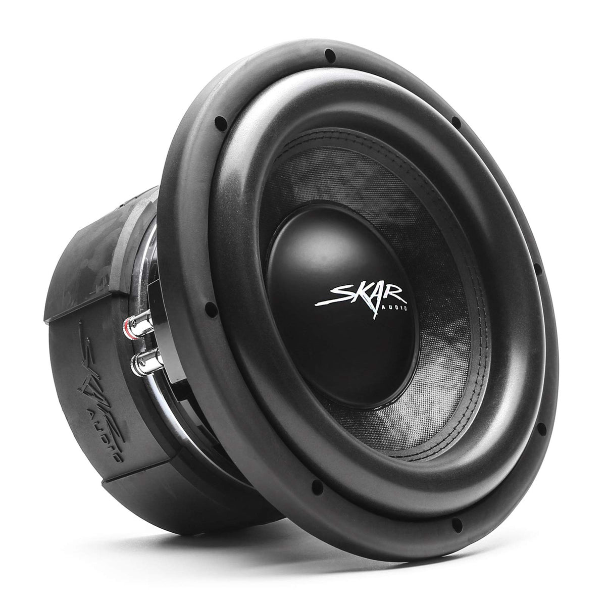 Skar Audio DDX-10 D4 front view showing compact, powerful design and fit.