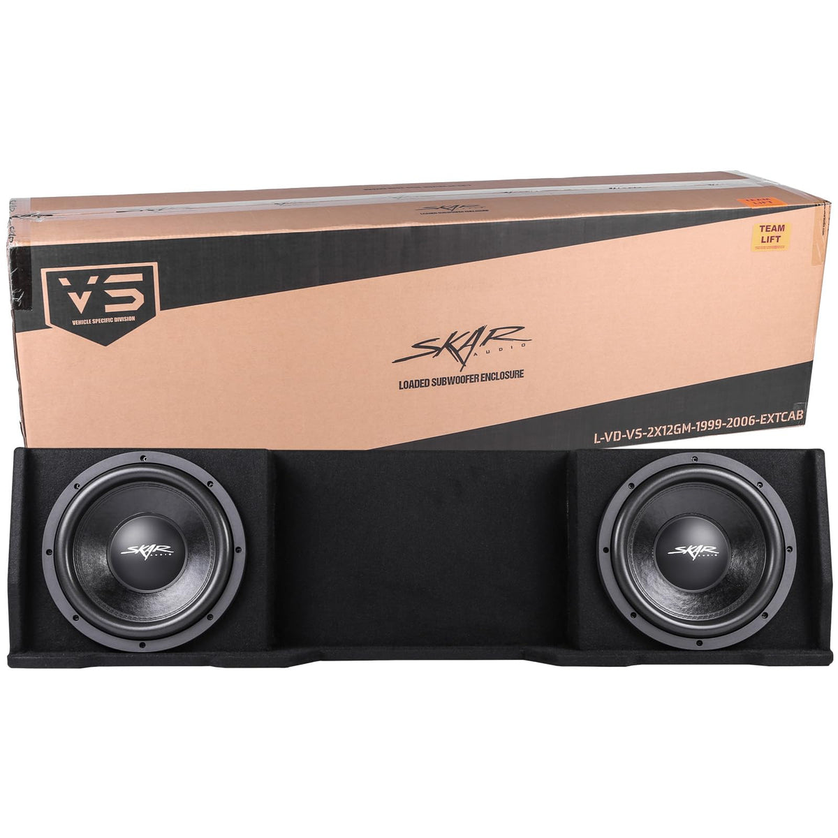 Sealed enclosure delivers deep, responsive bass in compact cargo space