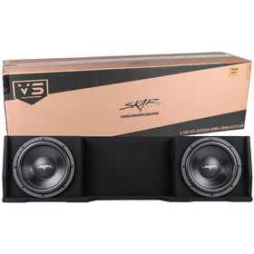 Sealed enclosure delivers deep, responsive bass in compact cargo space