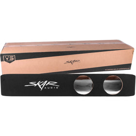Skar Audio dual 8 inch ported enclosure under seat for Ford F-150 enhances bass presence