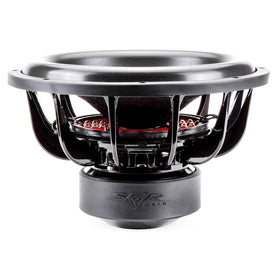 Skar Audio EVL-15 red two-layer spider detail emphasizing durability and control