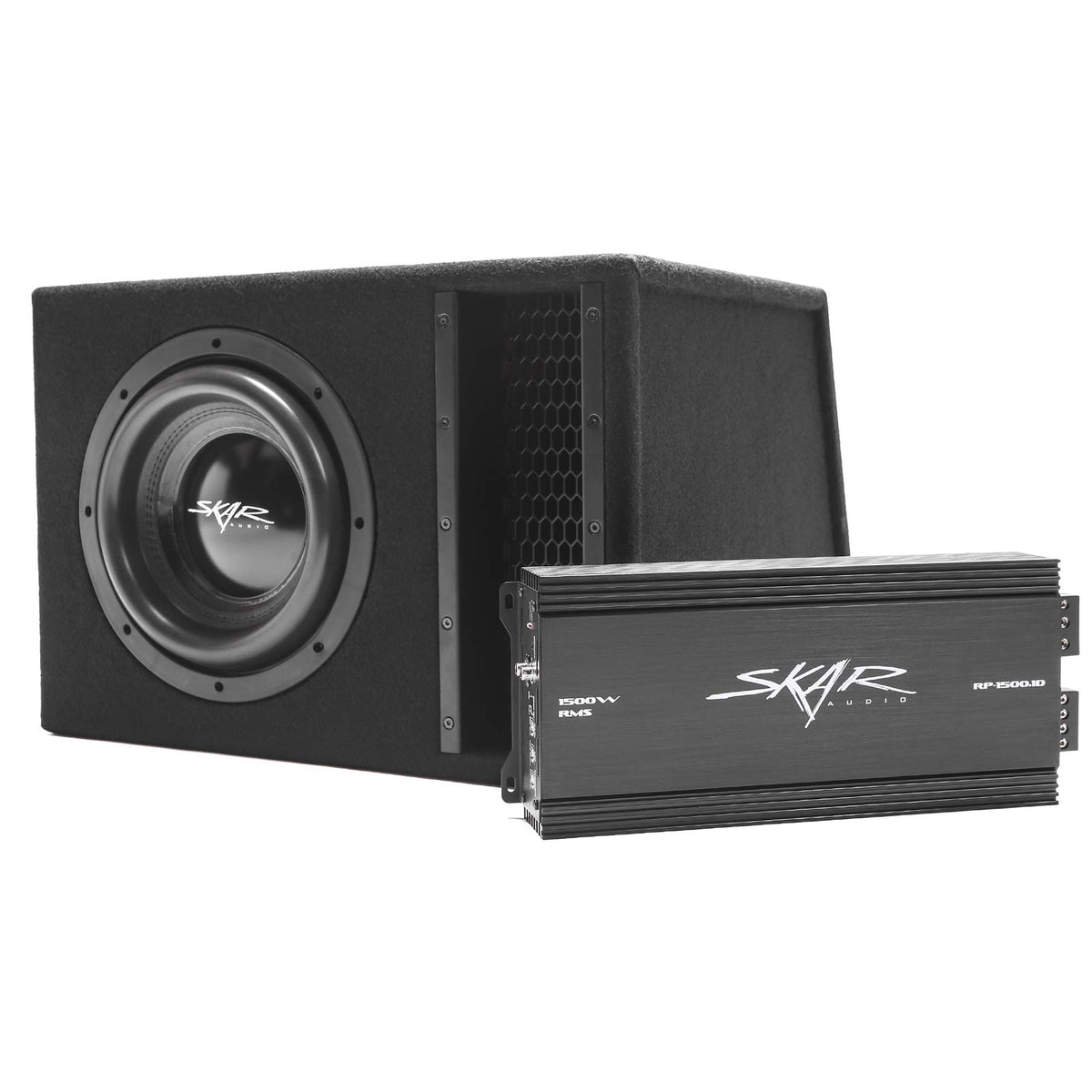 Skar Audio EVL 1x10D2 woofer delivers crisp midbass.